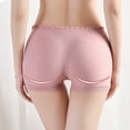 thumbnail image 6 of Bigersell High Waisted Cotton Underwear for Women Clearance Womens Briefs Underwear Bikini Panty Style P-1120 Polyester Cheeky Panties No Show Thongs Ladies Briefs Women's Panties Pink One Size, 6 of 8