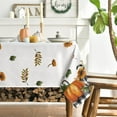 thumbnail image 3 of Fall Tablecloth 60×84 Inch Rectangular, Thanksgiving Autumn Harvest Orange Truck Gnome Pumpkin Black and White Buffalo Plaid Table Cover for Party Picnic Dinner Decor, 3 of 6