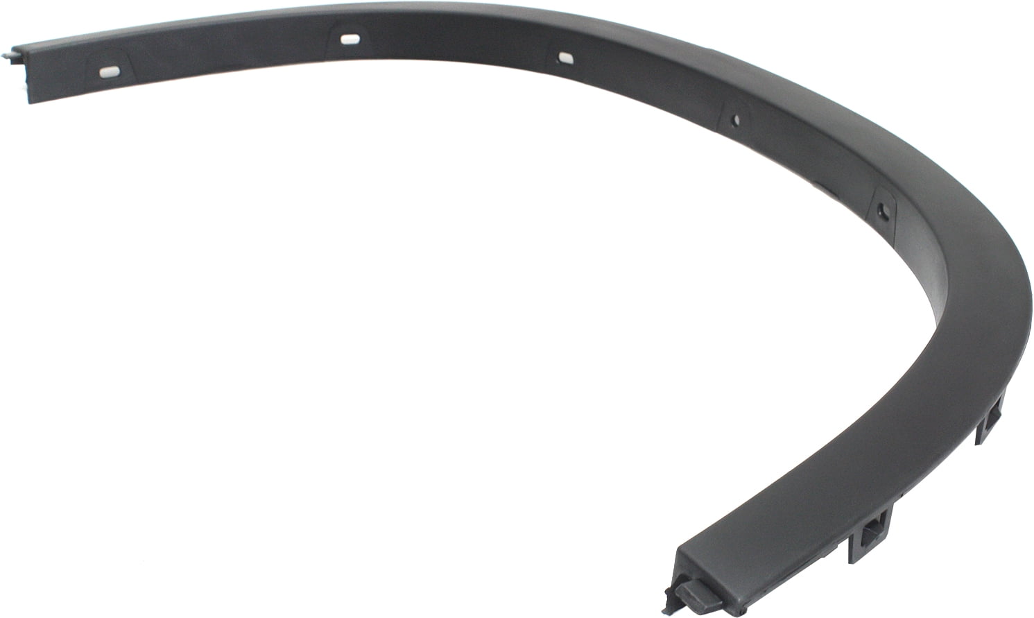Fender Trim Compatible with 2012-2015 BMW X1 Rear, Left Driver Textured Black
