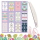 thumbnail image 4 of 12 hojas de calcomanías para uñas de Pascua, lindas calcomanías autoadhesivas para uñas con forma de conejito y lima de uñas, diseño de uñas DIY, decoración de uñas, 4 of 9