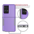 thumbnail image 6 of For Motorola Moto G Stylus 5G 2024 Case with Glass Screen Protector, Tekcoo Heavy Duty Rugged Shockproof Full Body Protective 2-IN-1 Phone Case Cover for Moto G Stylus 5G 2024, Purple, 6 of 10