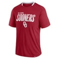 thumbnail image 2 of Men's Fanatics Crimson Oklahoma Sooners Defender Fade Slant T-Shirt, 2 of 3