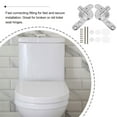 thumbnail image 2 of Toilet Lid Hinge Soft Closing Seat Hinges Cover Fitting Seats Tank Bolts Zinc Alloy, 2 of 6