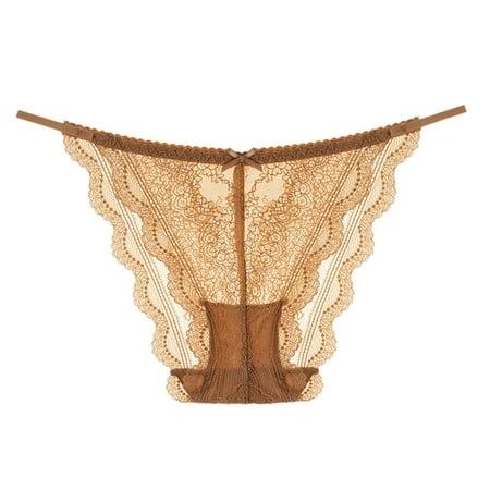 

Cathalem Remote Control Panties for Women Pleasure 3PC Women Lace Briefs Hollow Postpartum Underwear with Ice Pack Insert Underpants Yellow X-Large