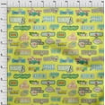 thumbnail image 4 of oneOone Polyester Spandex Medium Yellow Fabric Kawai Craft Projects Decor Fabric Printed By The Yard 56 Inch Wide-3F, 4 of 5