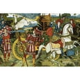 thumbnail image 3 of Crane, Walter 24x17 Black Modern Framed Museum Art Print Titled - Hind in the Wood - Leap, 3 of 5