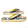 thumbnail image 3 of Men's flip-flops Beach sandals Lightweight eva soles Comfortable flip-flops Black Yellow, 3 of 5
