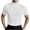 White, variant on Workout Shirts for Men Gym,Men's Mock Turtleneck Sweater Short Sleeve Casual Basic Tops Ribbed Knit Pullover Solid Tee