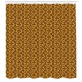 thumbnail image 3 of Ambesonne Fish Shower Curtain, Retro Coffee Tones, 69"Wx75"L, Pale Coffee Chocolate, 3 of 3