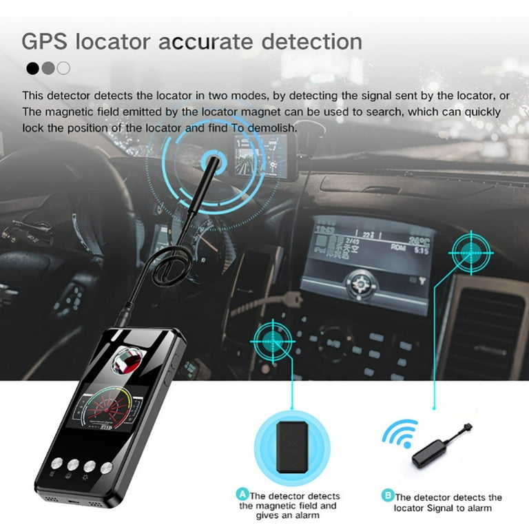 K68 Détecteur de Signal Anti-Espion RF sans Fil pour Caméra Caché, Bug  Finder GPS Traqueur Localisateur - Cdiscount Bricolage