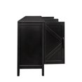 thumbnail image 3 of New Cabinet with 4 Doors and 4 open shelgves,Freestanding Sideboard Storage Cabinet Entryway Floor Cabinet for Living Room Office Bedroom, 3 of 8