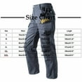thumbnail image 3 of Fewfanhot Pants for Men Tactical Pants for Men Waterproof Ripstop Work Pants Thermal Cargo Pants with Multi Pockets, 3 of 5