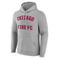 thumbnail image 2 of Men's Gray Chicago Fire Victory Arch Pullover Hoodie, 2 of 3