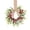 Khaki Bow, variant on Christmas Mini Cabinet Wreath, 10" Norfolk Pine Wreath with Bow Red Berry for Chair, Artificial Small Kitchen Wreath for Window Front Door Farmhouse Wall Pillars Xmas Decor 1Pc,Red Bow