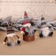 thumbnail image 4 of Juego de 6 piezas de decoraciones navideñas creativas, postura sentada, muñeca del bosque, colgante para árbol de Navidad, mini muñeca colgante, 4 of 5