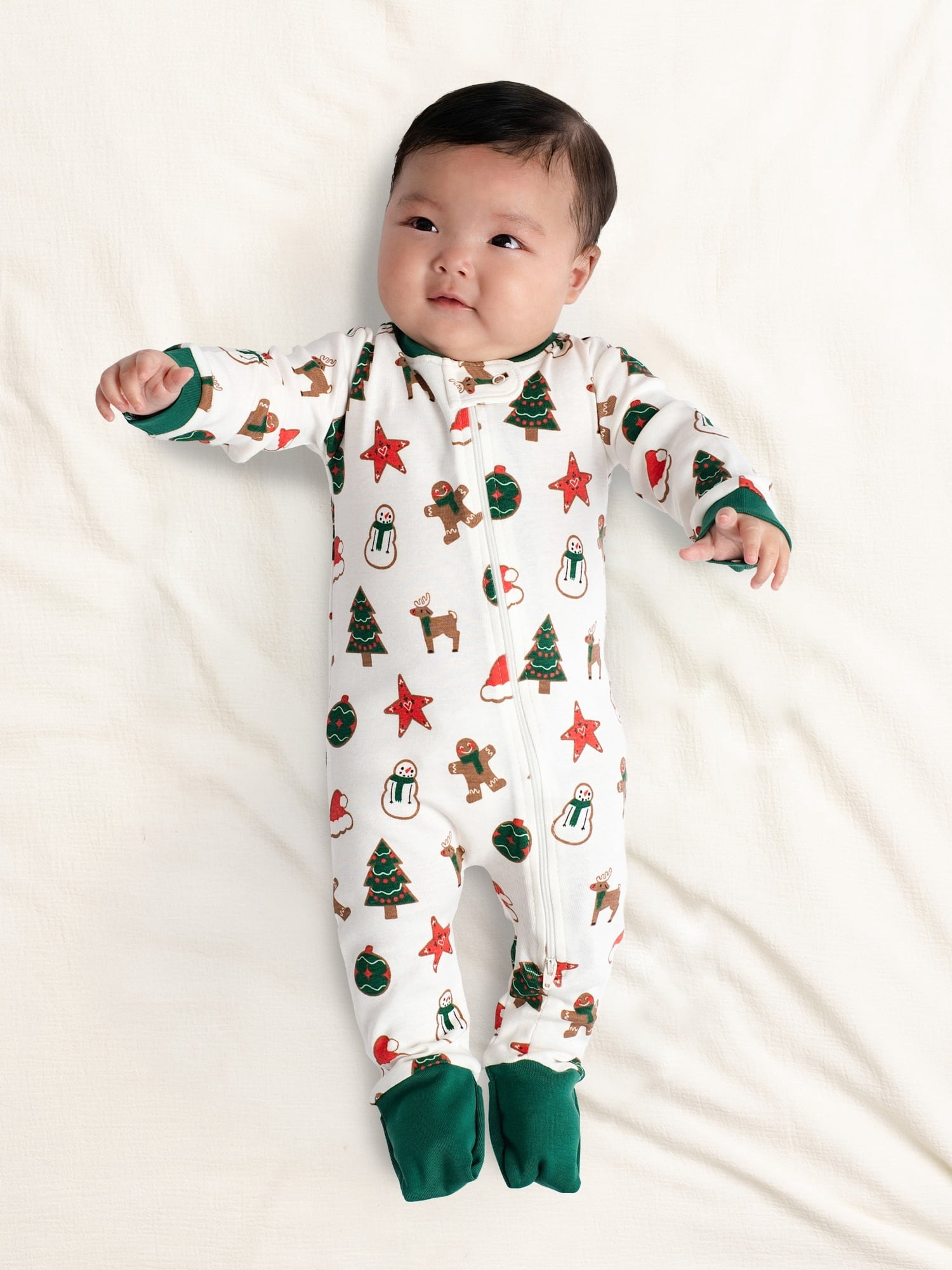Monica + Andy Organic Cotton One Piece Coverall and Bib Set, Sizes Newborn - 18-24 Months