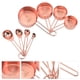 thumbnail image 3 of 8pcs acero inoxidable de medición de copa de cucharada de cocina para hornear suministro de oro rosa oro, 3 of 5