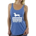 thumbnail image 1 of Awkward Styles Women's Dachshund Mom Dog Lover Graphic Racerback Tank Tops Dachsie, 1 of 4