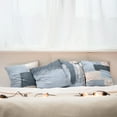thumbnail image 6 of Ambesonne Throw Pillow Cover 4 Pack, , 18", Pale Peach and Slate Blue, 6 of 7
