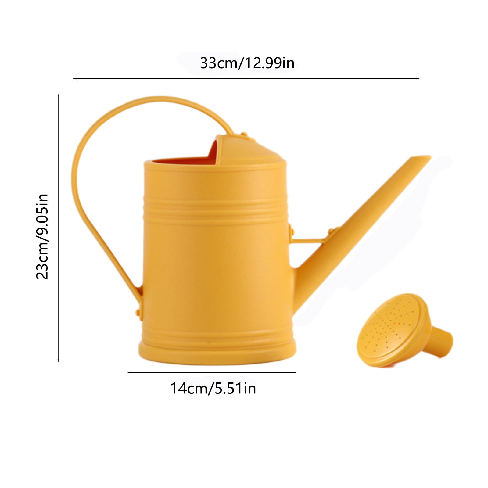 Long Spout Watering Can for Indoor Plants 2L Watering Kettle with Long Nozzle, Plastic Gardening Watering Can for Indoor Plants, Flower Wall Decor