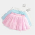 thumbnail image 5 of Girls Ballet Tutu Skirts Fluffy 4 Layers Soft Yarn Tulle Skirts Elastic Short Skirts Performance Dance, 5 of 7