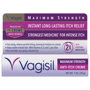 Vagisil Maximum Strength Anti-Itch Creme, 1 Oz, 2 Pack