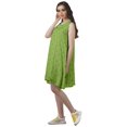 thumbnail image 4 of Moomaya Sleeveless T-Shirt Dress Scoop Neck Knee Length Loose Casual Swing Dress, 4 of 6