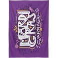 thumbnail image 2 of Coolnut Mardi Gras Rectangle Tablecloth Spill-Proof Polyester Table Cloth Table Cover for Kitchen Dining Picnic Holiday Party Decoration,60"x108", 2 of 7