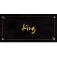 thumbnail image 2 of Villa, Milli 18x11 Gold Ornate Wood Framed with Double Matting Museum Art Print Titled - King, 2 of 4