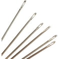 thumbnail image 2 of John James Glovers Needles - Size #4, 40mm in Length and 0.76mm in Diameter, Pack of 25, Triangular Point, Ideal to Pass Through Tougher Materials Such as Leather, Suede, Vinyl and Soft Plastics, 2 of 7