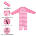 thumbnail image 5 of weVSwe Toddler Swimwear, 0-3 Years, UPF 50+ Sun Protection, Zipper Closure, Ocean Scale Pattern, Ideal for Swimming & Beach Activities, 5 of 8