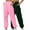 Green, variant on BXINGOHAI 2 Pcs Womens Sweatpants High Waisted Jogger Pants Women Bottom Sweatpants Trendy Joggers With Pockets Coffee,XXL