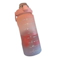 thumbnail image 1 of Botella de agua motivacional Sincero 2000 ml rosa degradado, 1 of 3