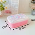 thumbnail image 2 of Sanrio Hello Kitty My Melody Kuromi Plastic Lunch Box Cartoon Anime Crisper Boxes Portable Divided Bento Box Microwaveable, 2 of 7