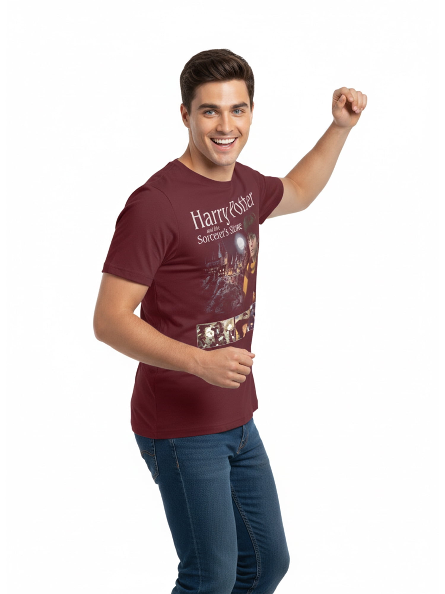 Harry Potter Men's & Big Men's Graphic Tee, Harry's Journey, Sizes S–3XL