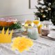 thumbnail image 4 of 100 pétalos de flores realistas para decoración de bodas y aniversarios, para decoración romántica y para esparcir en el pasillo de las cestas de las niñas de las flores, color naranja., 4 of 6