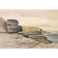 thumbnail image 2 of Edward Mitchell Bannister 24x18 Black Ornate Framed Double Matted Museum Art Print Titled: Newport Scene (ca. 1880-1889), 2 of 5