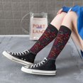 thumbnail image 5 of Rateoe Music Pattern Women’s Knee High Crew Socks,Trouser Socks Comfortable, Breathable, Moisture-Wicking and Soft, 5 of 6