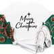 thumbnail image 1 of Camiseta con estampado navideño para mujer, ropa bonita para fiesta de año nuevo, Just a Girl Who Loves, 1 of 5