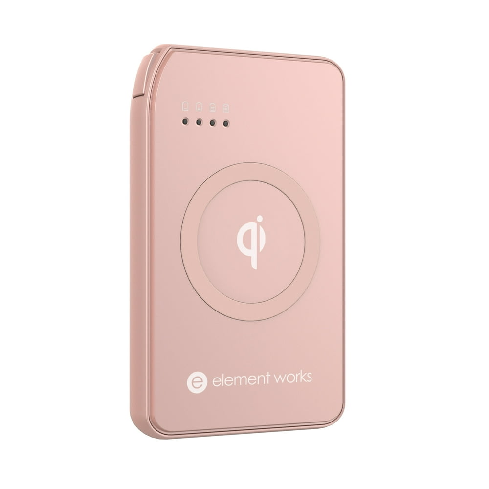 Tech Elements Qi Wireless Power Bank Battery Charger 5,200 mAh Portable