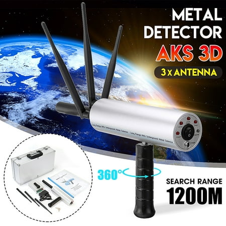 AKS 3D Handhold Metal/Gold/Gems Diamond Detector Finder Detecting Machine Long Range 3937 (Best Maps For Metal Detecting)