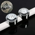 thumbnail image 4 of GETIT Aluminium Alloy Motorcycle Handlebar Clock, Shockproof Waterproof Thermometer Compatible with Universal Fit Handlebars With Easy Installation And Temperature, 4 of 5