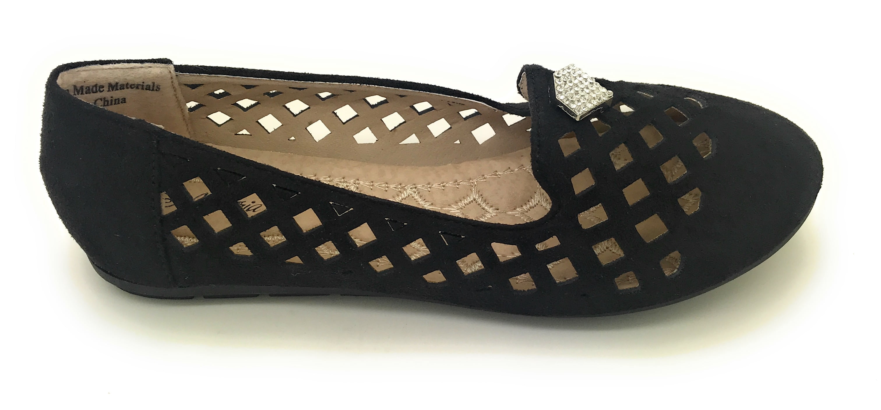 Victoria K. Women's Cut Out Smoking Flat