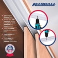 thumbnail image 6 of Randall Manufacturing Plastic Sliding Door Track Set 1 4 in Panel White 4 ft, 6 of 6