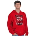 thumbnail image 5 of Maryland is for Crab MD Flag Souvenir Zip Up Hoodie Men's Women's Brisco Brands M, 5 of 6