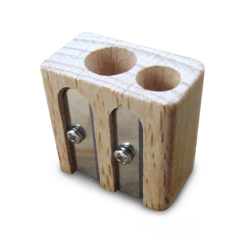 Double Pencil Sharpener (Small & Large Hole) for Regular or Jumbo