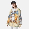 thumbnail image 5 of Kll Hello Summer Cute Gnome Print Men'S Women’s Upf 50+ Sun Protection Outdoor Hoodie Jacket Long Sleeve Fishing Hiking Performance Shirt- 3x-Large, 5 of 8