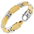 thumbnail image 2 of Pompeii Men's Cuff Link 14k Gold (79gram) or Platinum (127gram) 11.5mm Bracelet 8.5" (,), 2 of 3