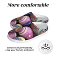 thumbnail image 6 of Picia Easter Eggs1 for Women's Lamb-hug Comfy Fleece House Slippers Memory Foam, Slip-on House Shoes Indoor Outdoor-39/40, 6 of 7