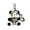 A, variant on Cartoon Bear Keychain Plush Pendant for Bags and Keys Lovely Panda Shaped Keyring Accessory for Lovers